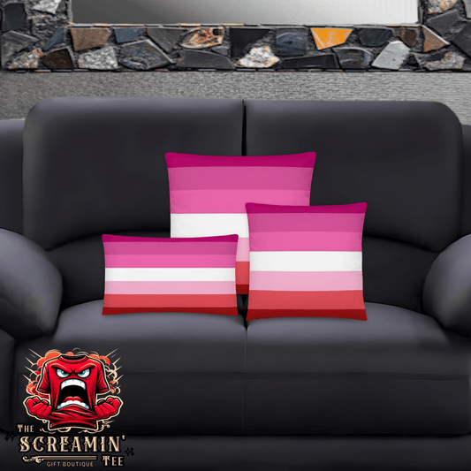 Lesbian Femme Pride Pillow
