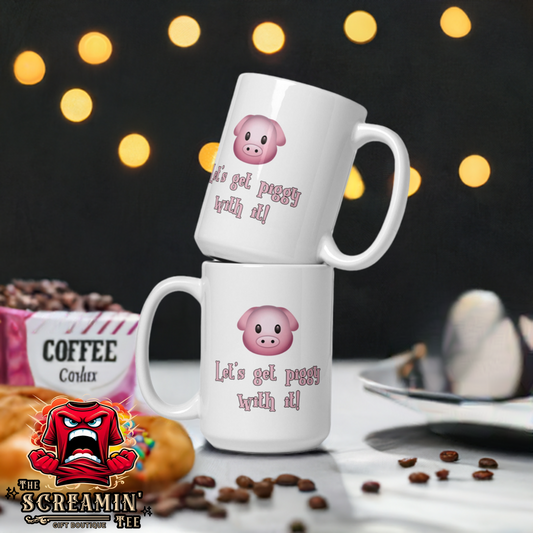 LET'S GET PIGGY MUG