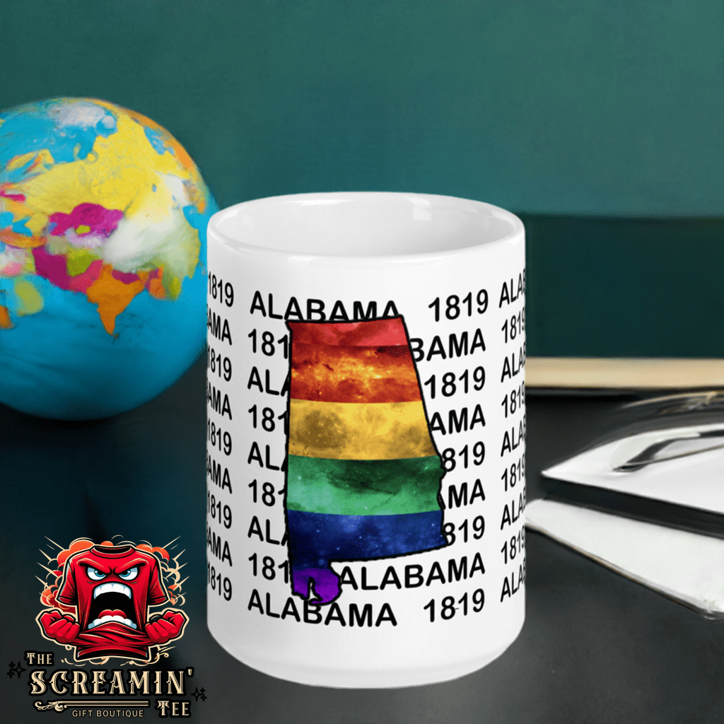 LGBTQ STATES MUG - ALABAMA - The Screamin' Tee