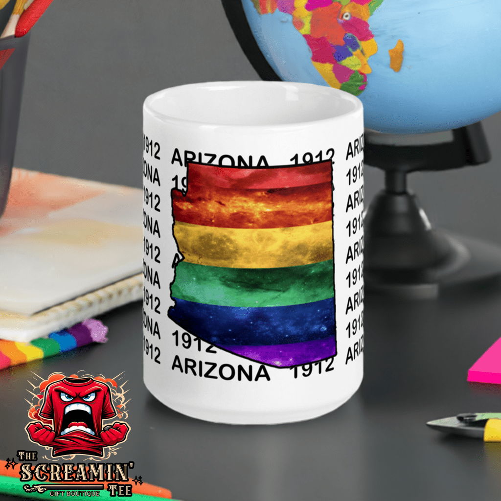 LGBTQ STATES MUG - ARIZONA - The Screamin' Tee