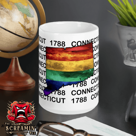 LGBTQ STATES MUG - CONNECTICUT