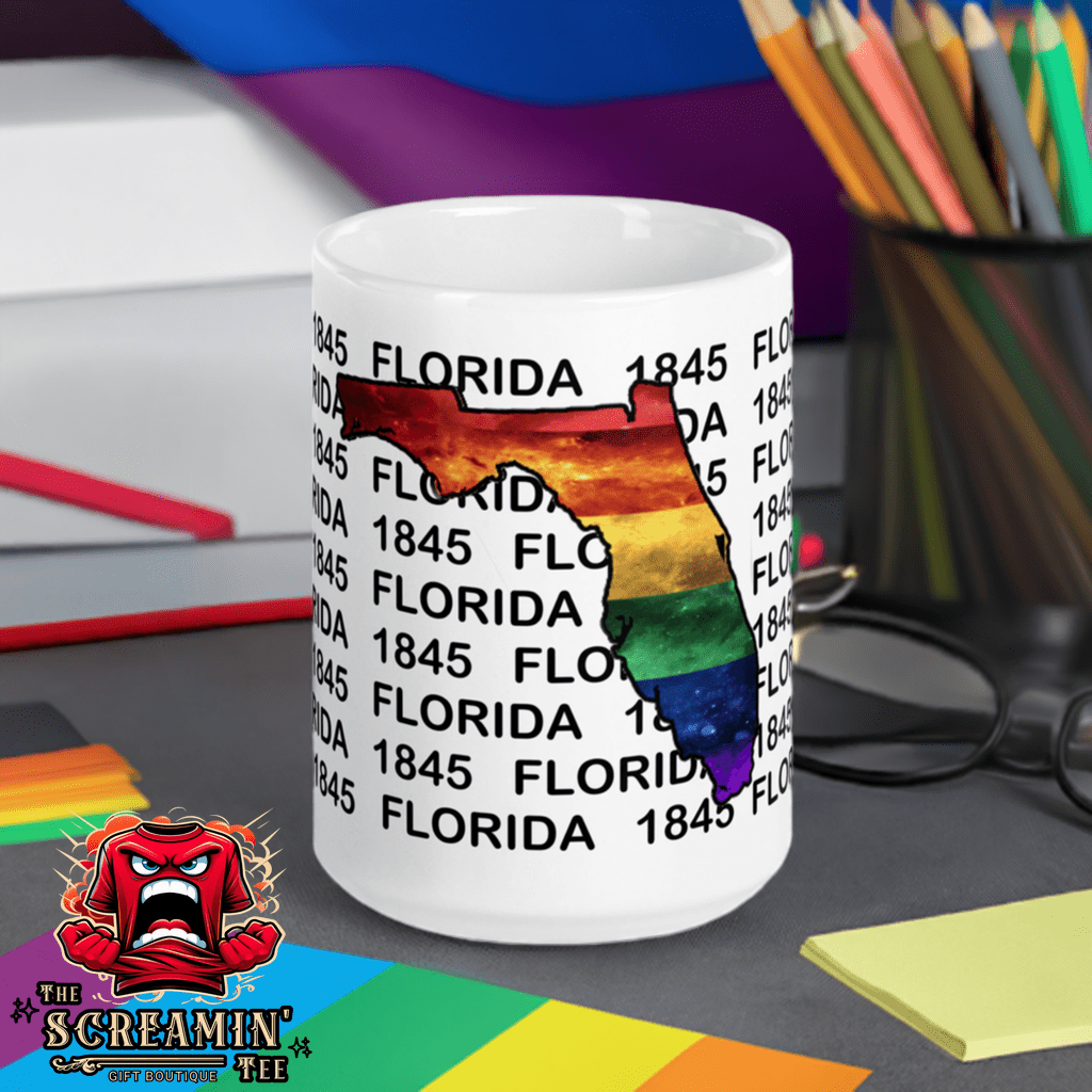 LGBTQ STATES MUG - FLORIDA - The Screamin' Tee