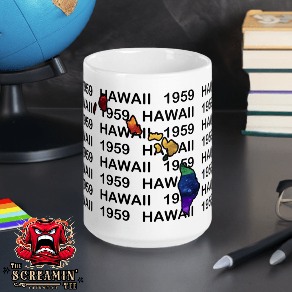 LGBTQ STATES MUG - HAWAII - The Screamin' Tee