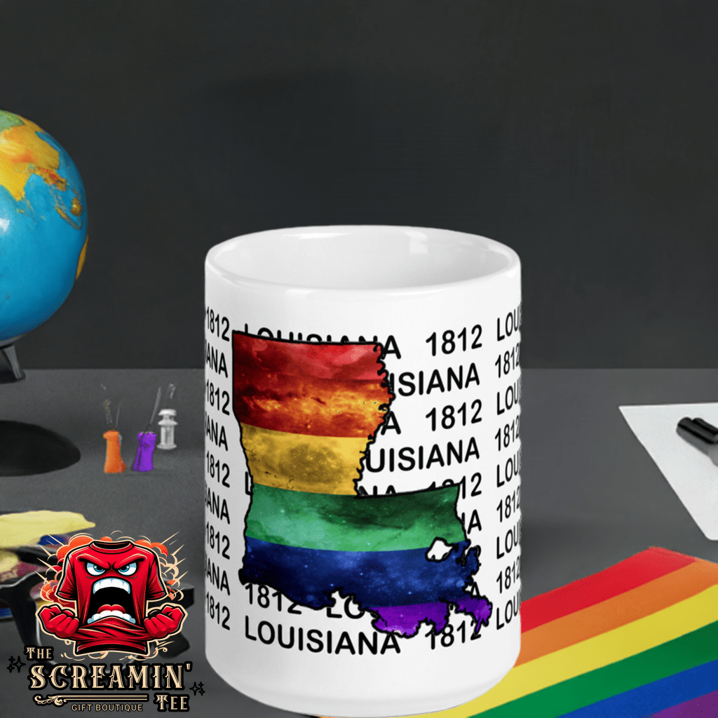 LGBTQ STATES MUG - LOUISIANA - The Screamin' Tee