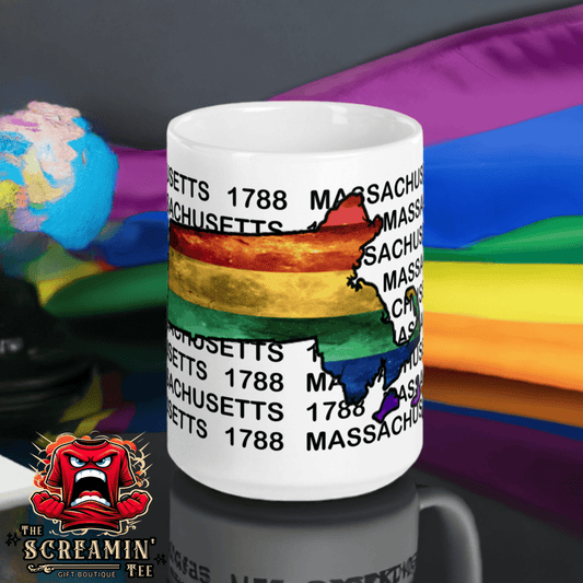 LGBTQ STATES MUG - MASSACHUSETTS