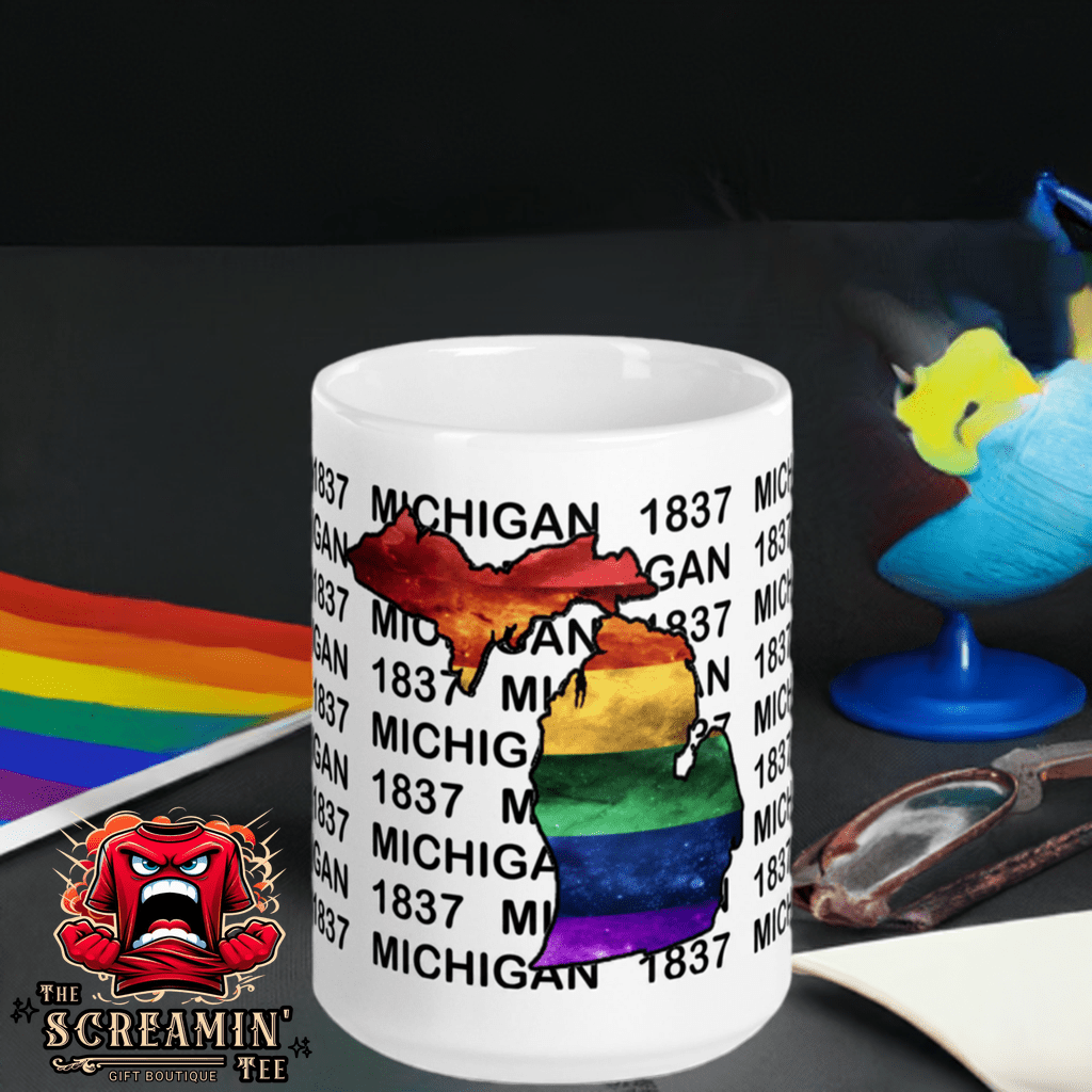 LGBTQ STATES MUG - MICHIGAN - The Screamin' Tee