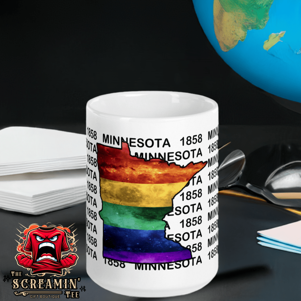 LGBTQ STATES MUG - MINNESOTA - The Screamin' Tee