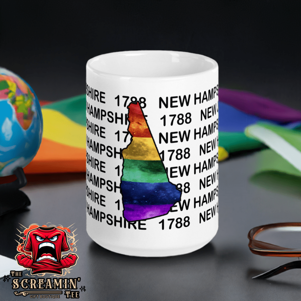 LGBTQ STATES MUG - NEW HAMPSHIRE - The Screamin' Tee