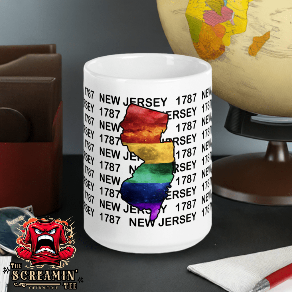 LGBTQ STATES MUG - NEW JERSEY - The Screamin' Tee