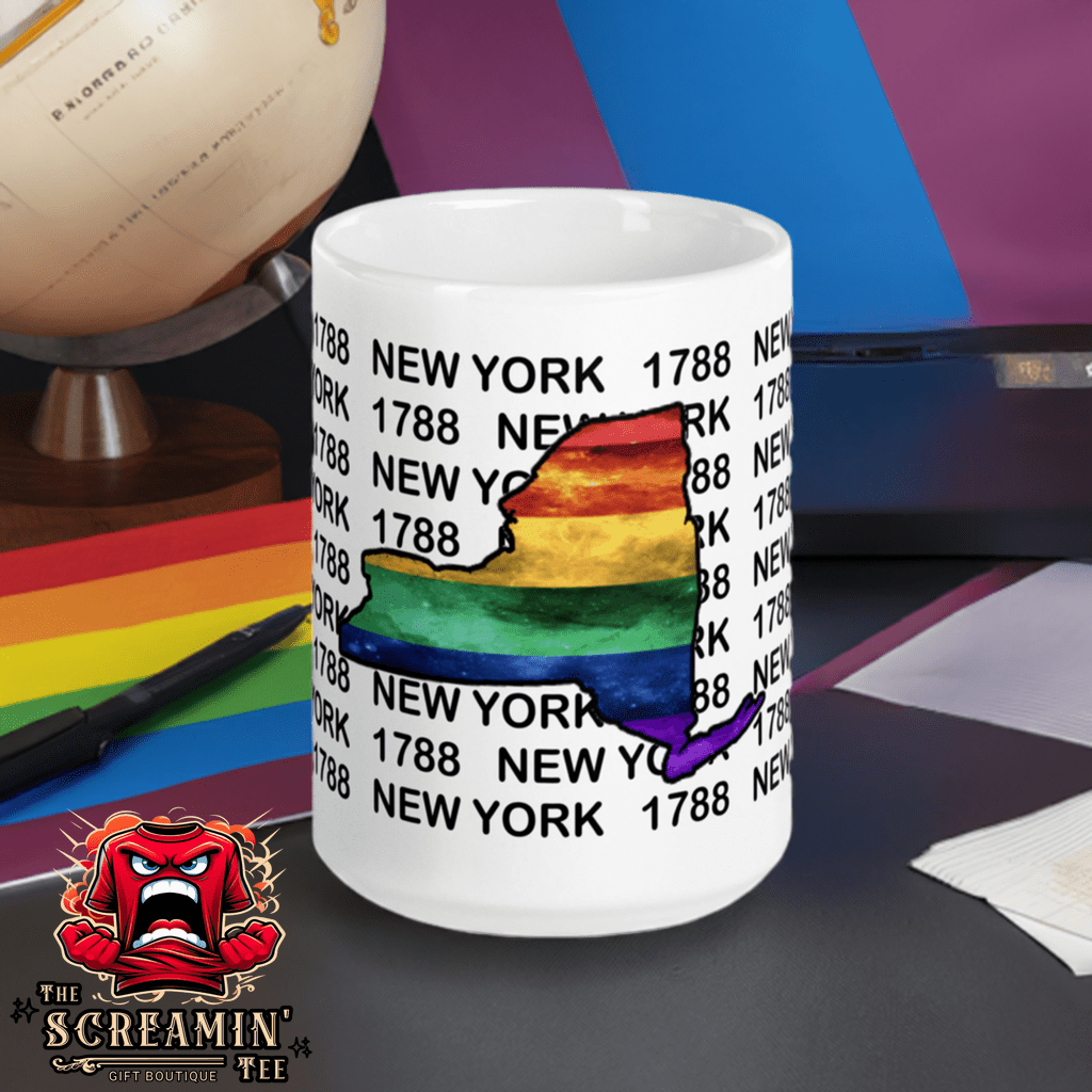 LGBTQ STATES MUG - NEW YORK - The Screamin' Tee