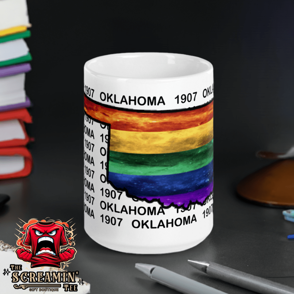 LGBTQ STATES MUG - OKLAHOMA - The Screamin' Tee