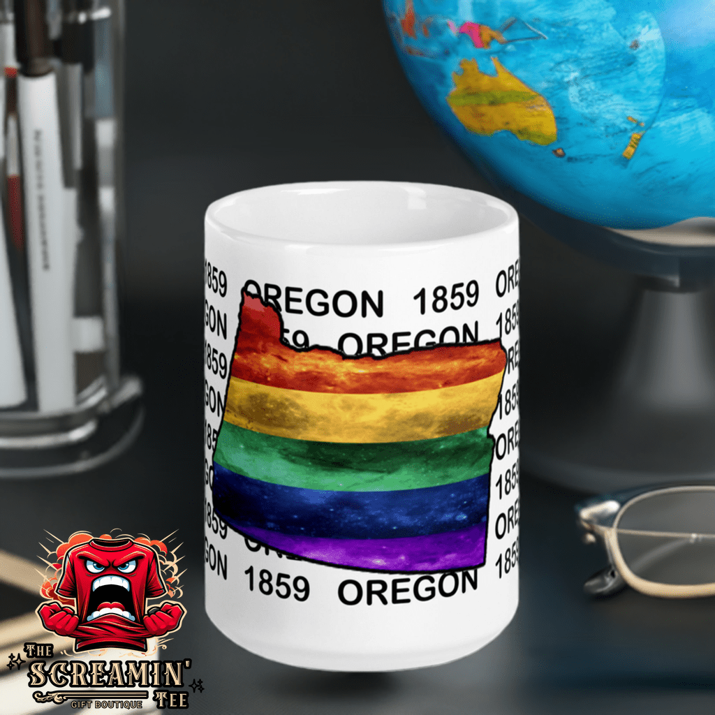 LGBTQ STATES MUG - OREGON - The Screamin' Tee
