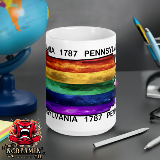 LGBTQ STATES MUG - PENNSYLVANIA