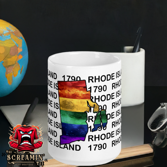 LGBTQ STATES MUG - RHODE ISLAND