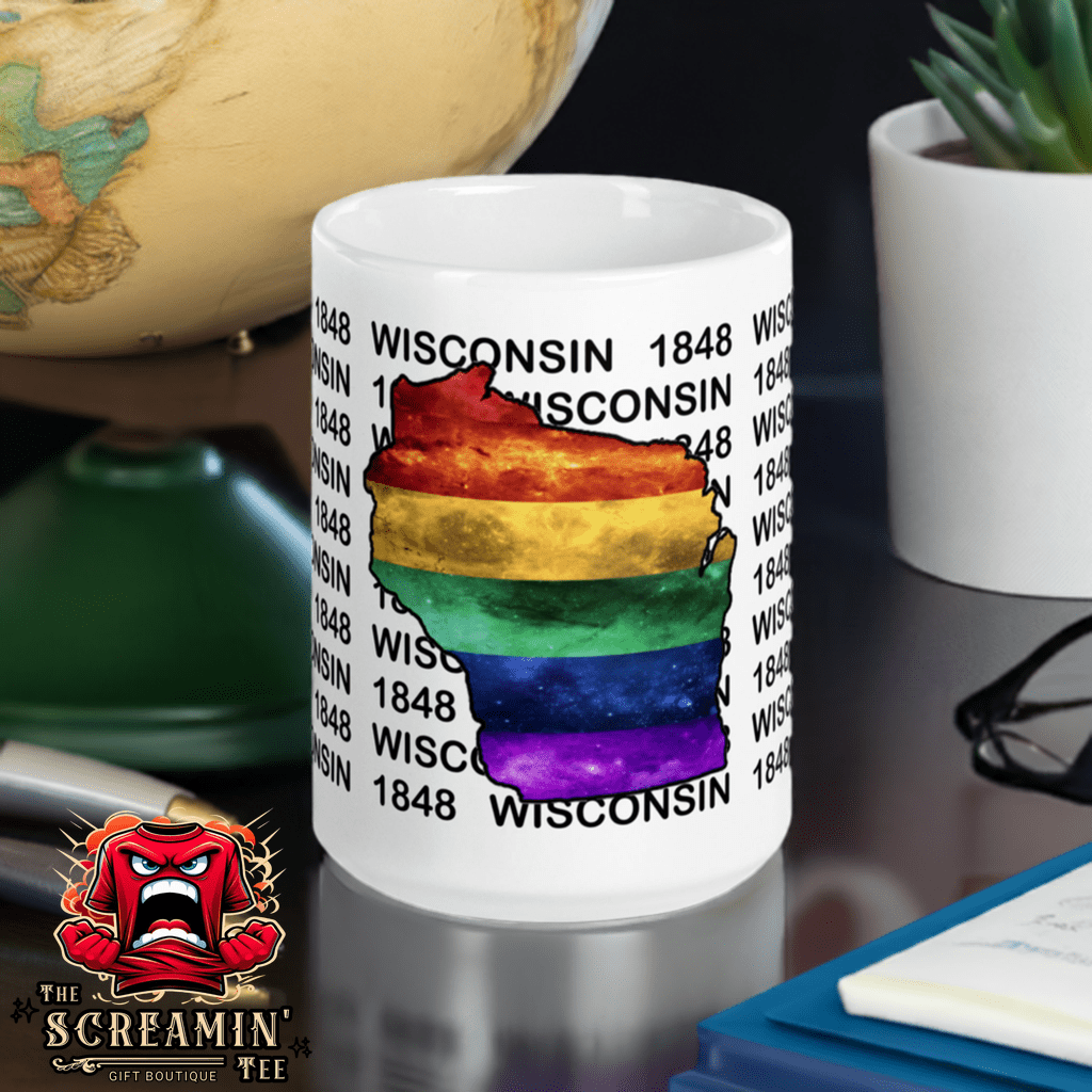 LGBTQ STATES MUG - WISCONSIN - The Screamin' Tee