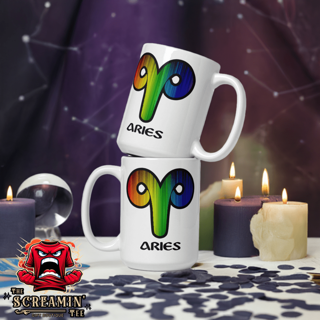 LGBTQ ZODIAC MUG - ARIES - The Screamin' Tee