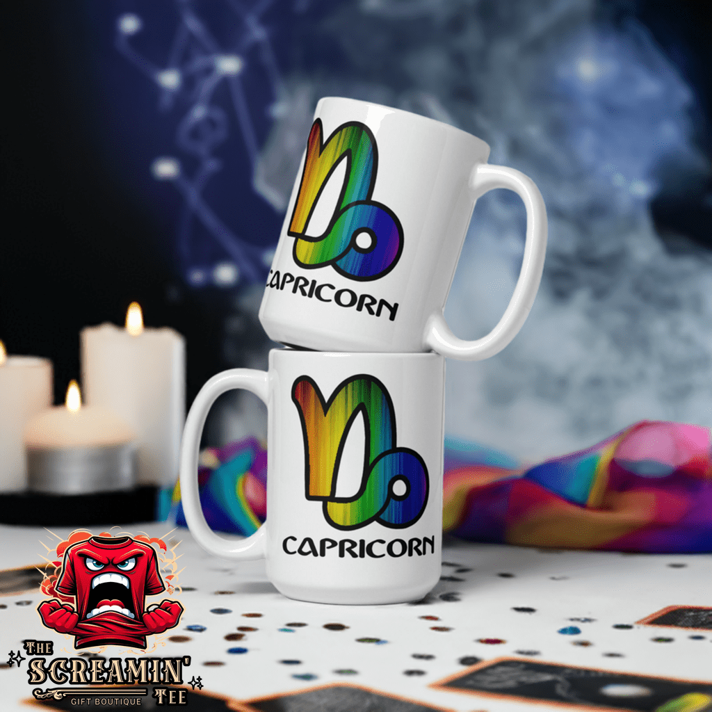 LGBTQ ZODIAC MUG - CAPRICORN - The Screamin' Tee