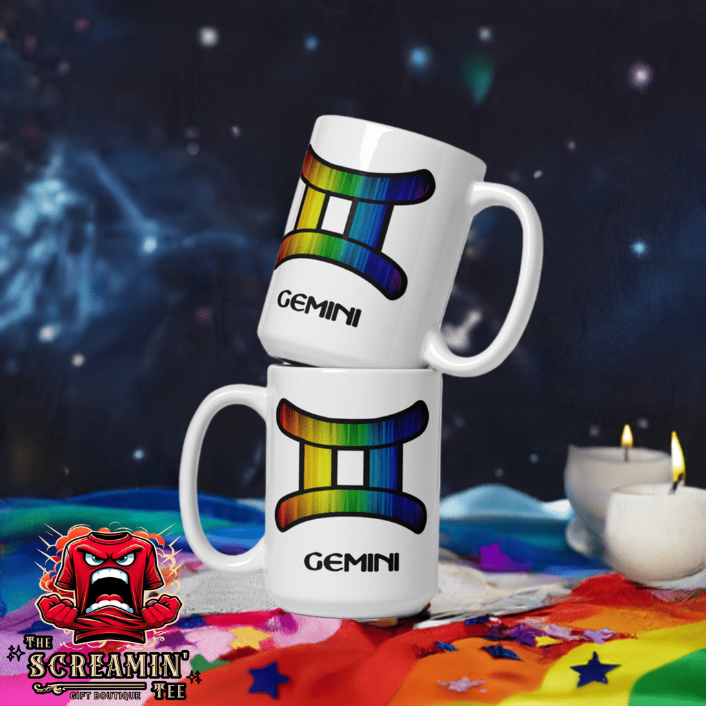 LGBTQ ZODIAC MUG - GEMINI - The Screamin' Tee