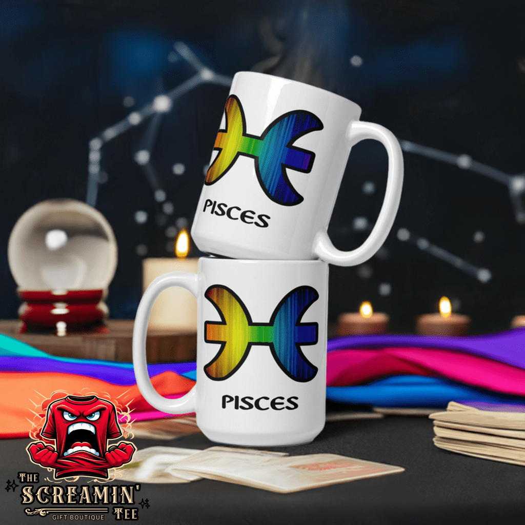 LGBTQ ZODIAC MUG - PISCES - The Screamin' Tee