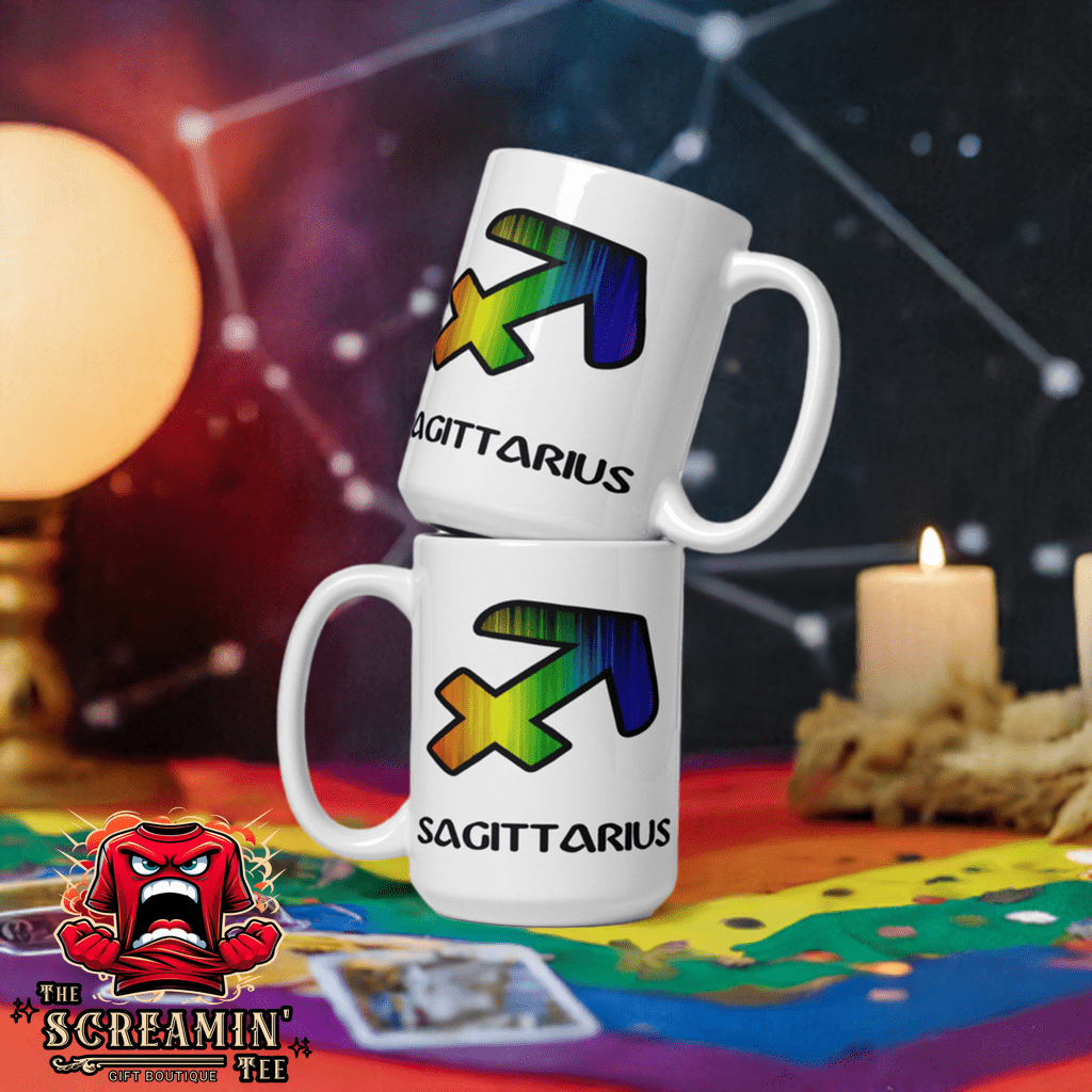 LGBTQ ZODIAC MUG - SAGITTARIUS - The Screamin' Tee