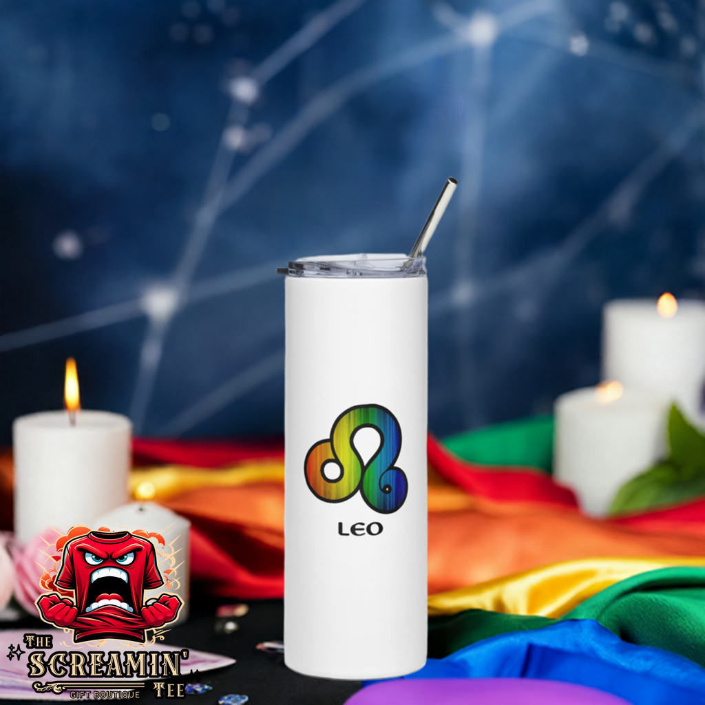 LGBTQ ZODIAC TUMBLER - LEO - The Screamin' Tee