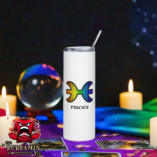 LGBTQ ZODIAC TUMBLER - PISCES - The Screamin' Tee