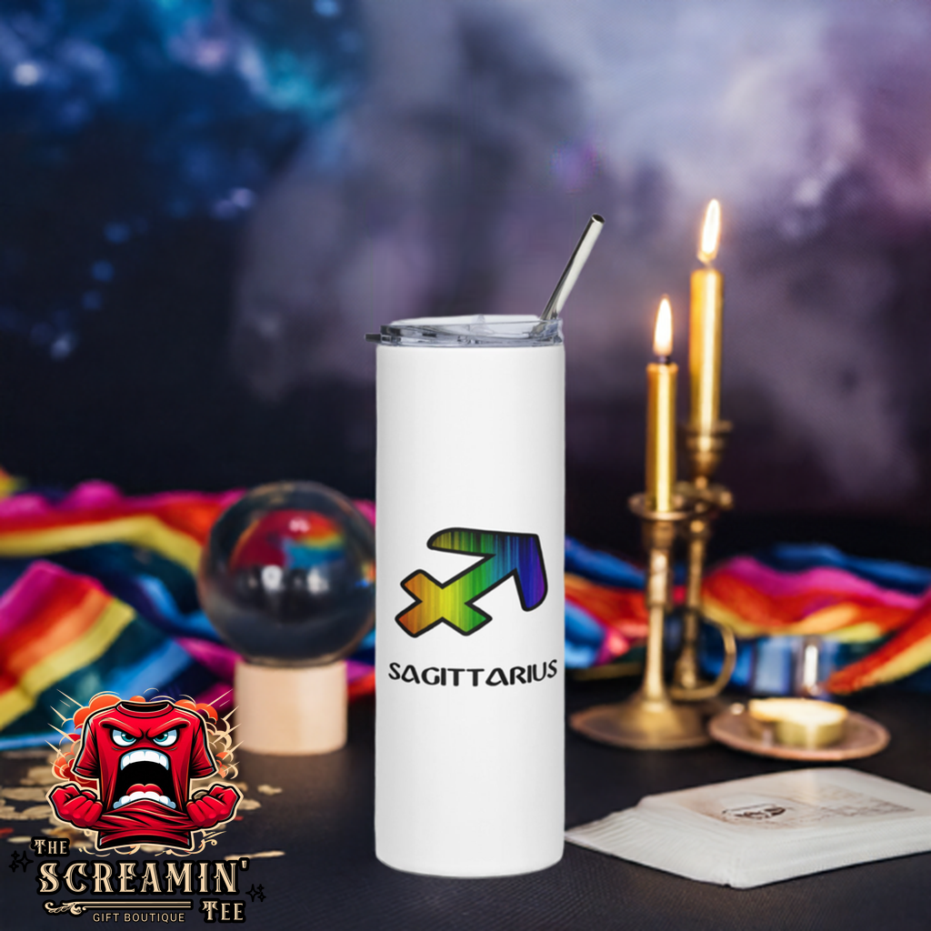 LGBTQ ZODIAC TUMBLER - SAGITTARIUS - The Screamin' Tee