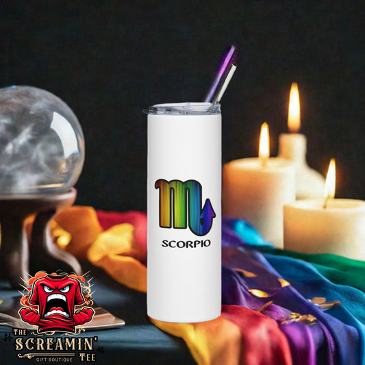 LGBTQ ZODIAC TUMBLER - SCORPIO - The Screamin' Tee