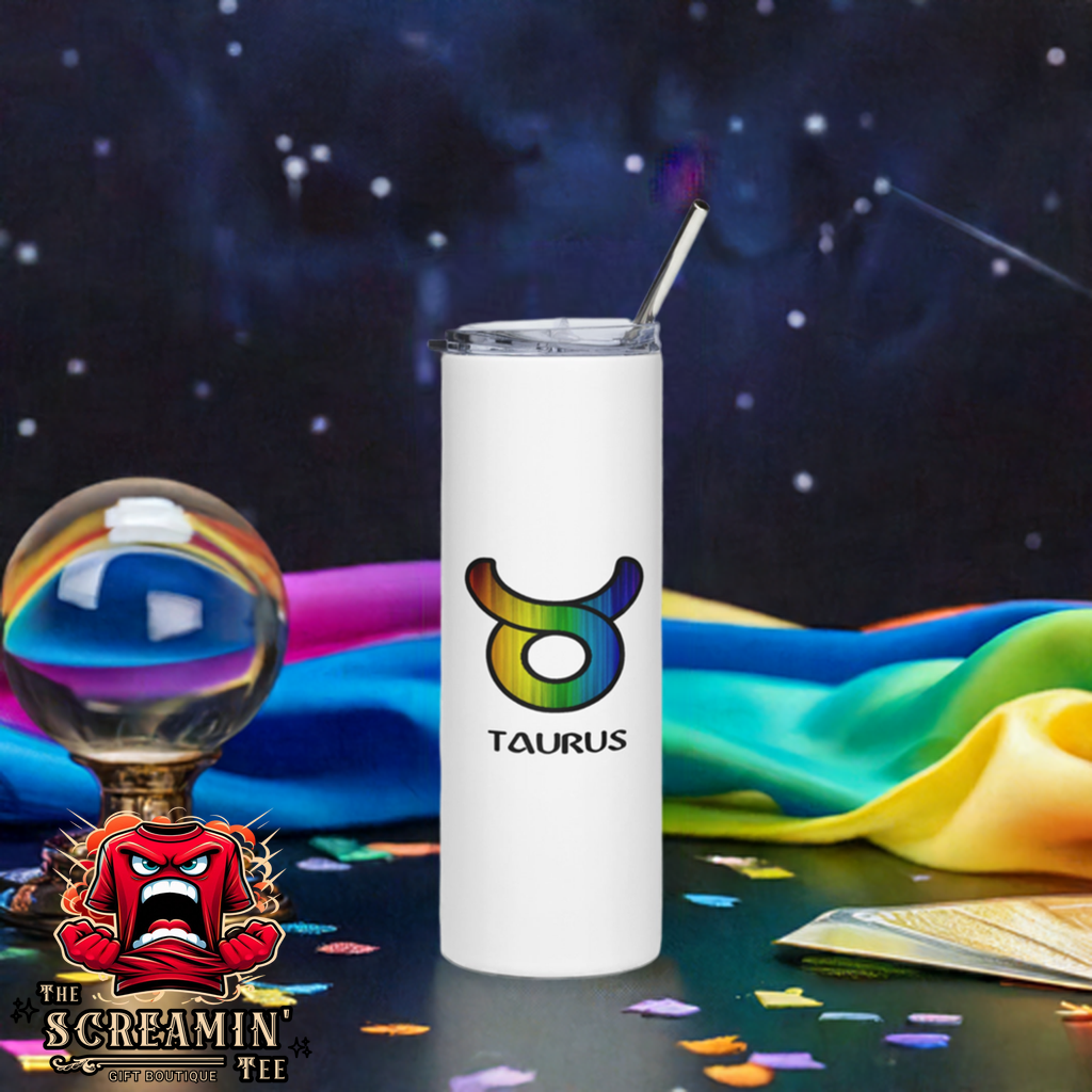 LGBTQ ZODIAC TUMBLER - TAURUS - The Screamin' Tee