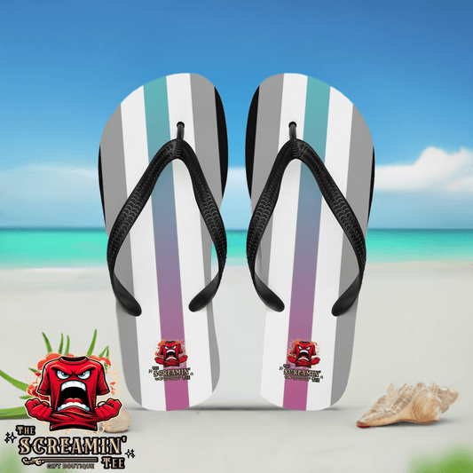 Libragender Pride Flip Flops