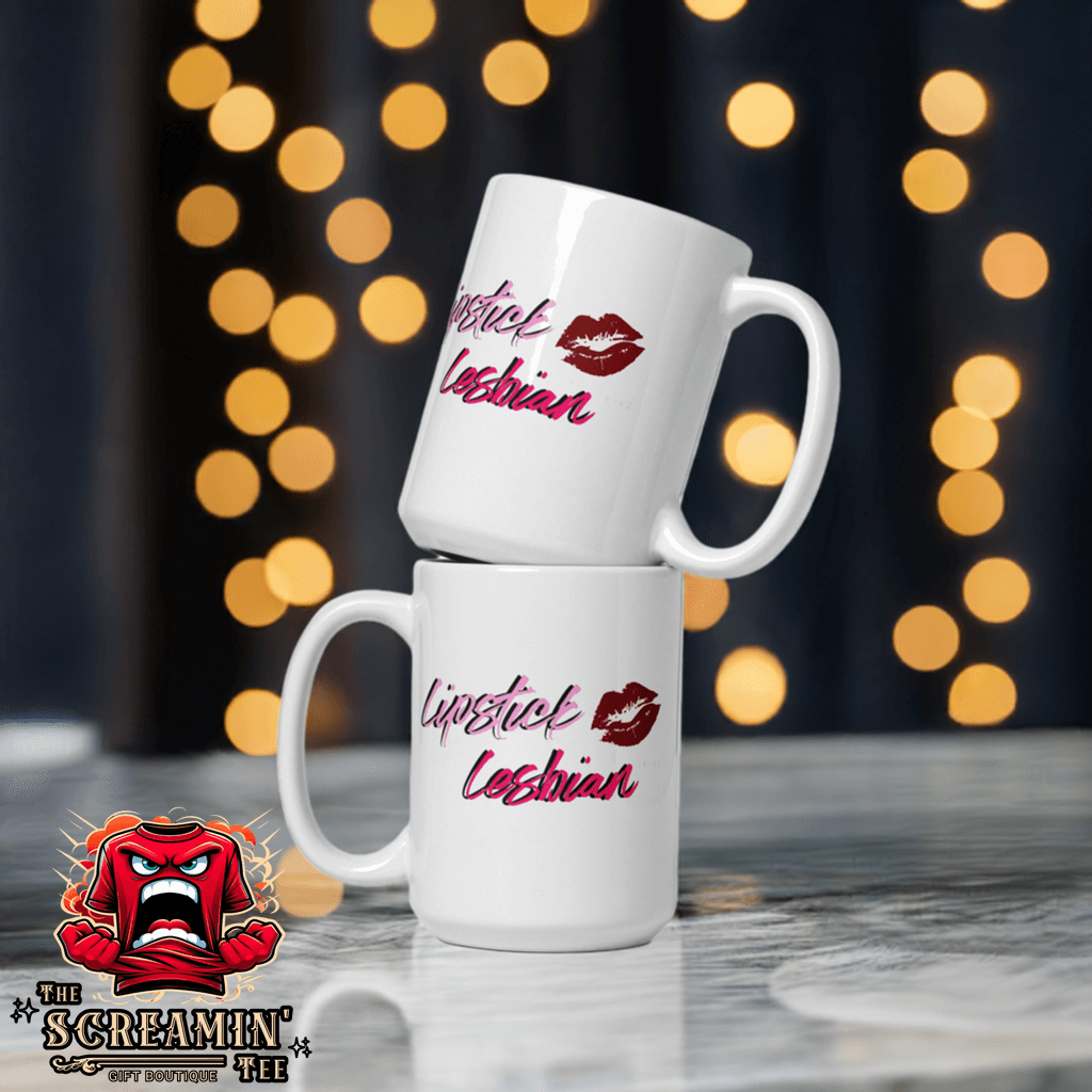 LIPSTICK LESBIAN MUG - The Screamin' Tee