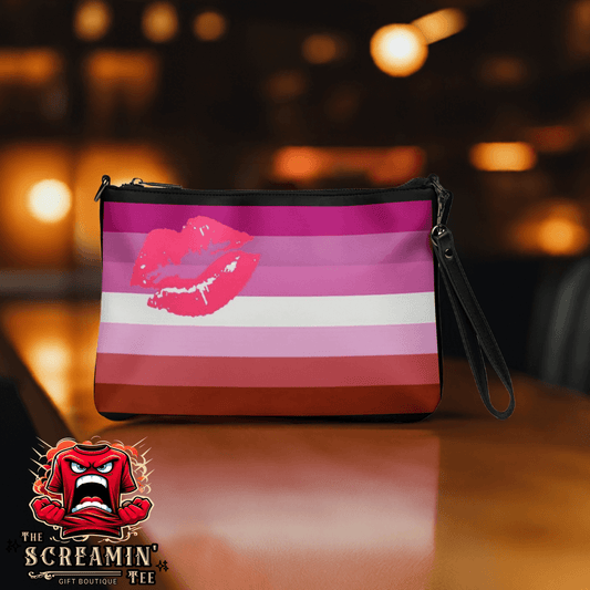 Lipstick Lesbian Pride Crossbody Bag