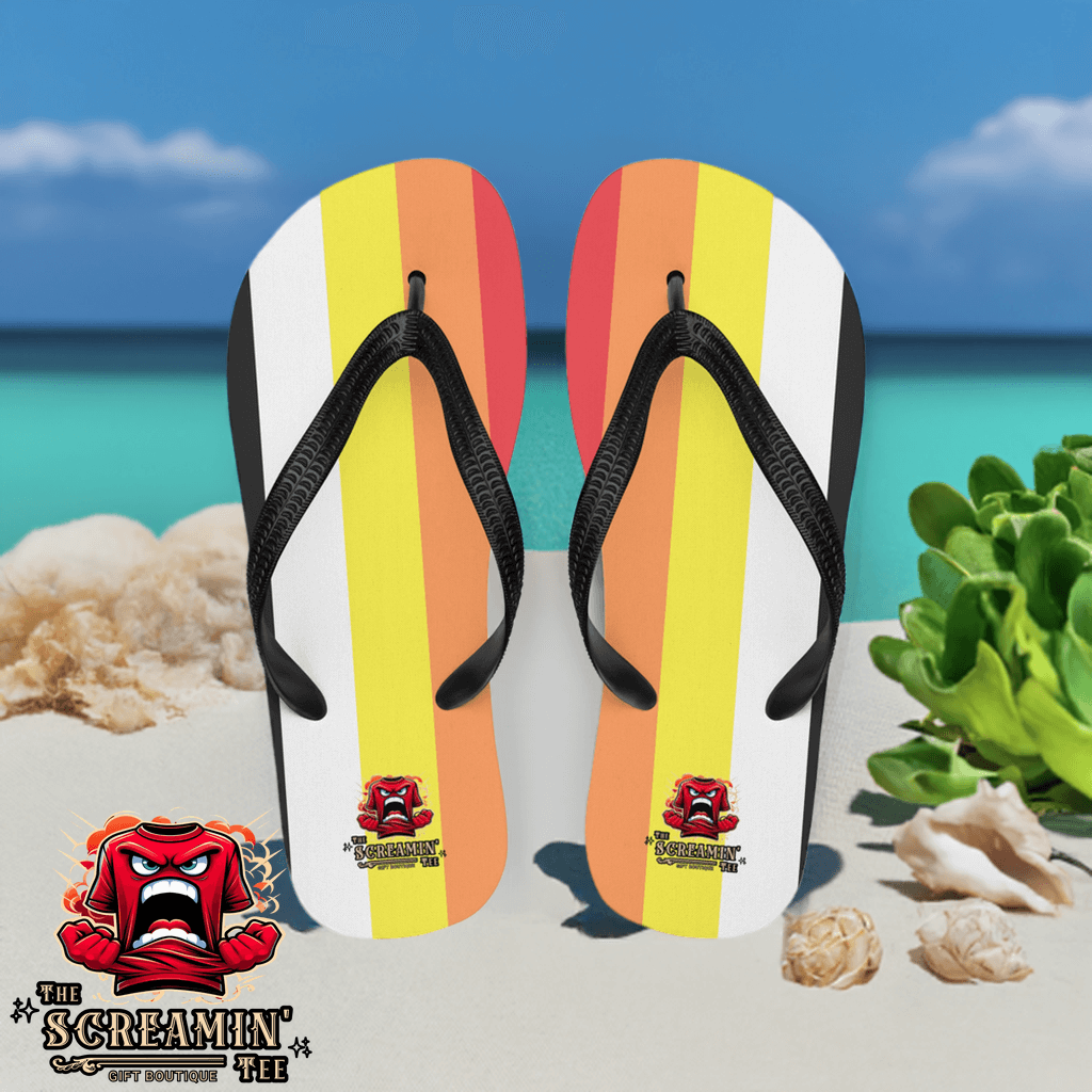 Lithosexual Pride Flip Flops