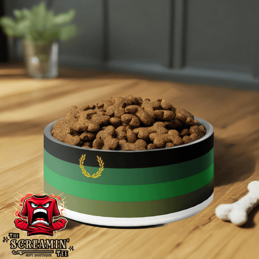 MILITARY FETISH PET BOWL - 32OZ - The Screamin' Tee