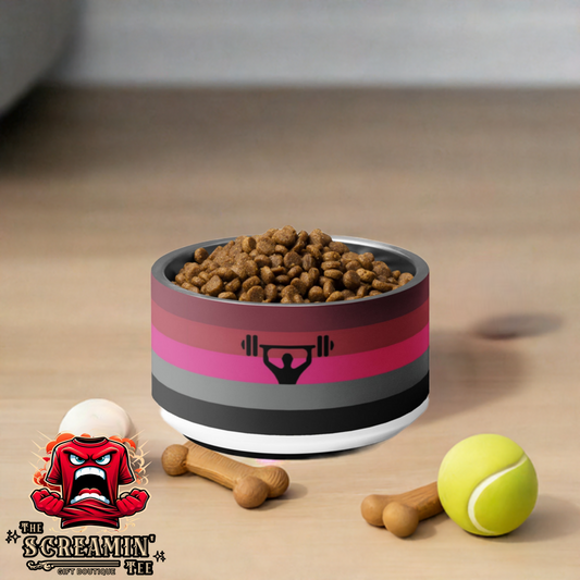 MUSCLE FETISH PET BOWL - 18OZ - The Screamin' Tee