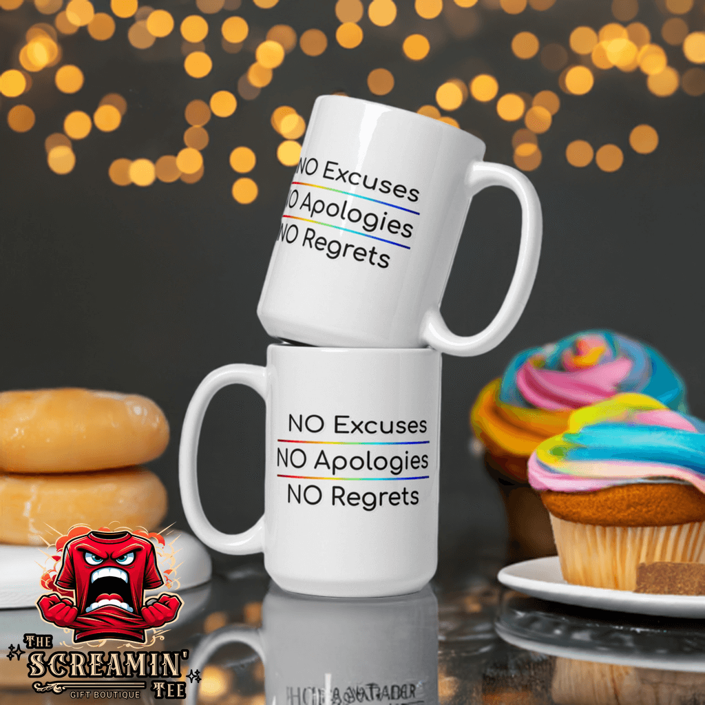 NO REGRETS MUG - The Screamin' Tee
