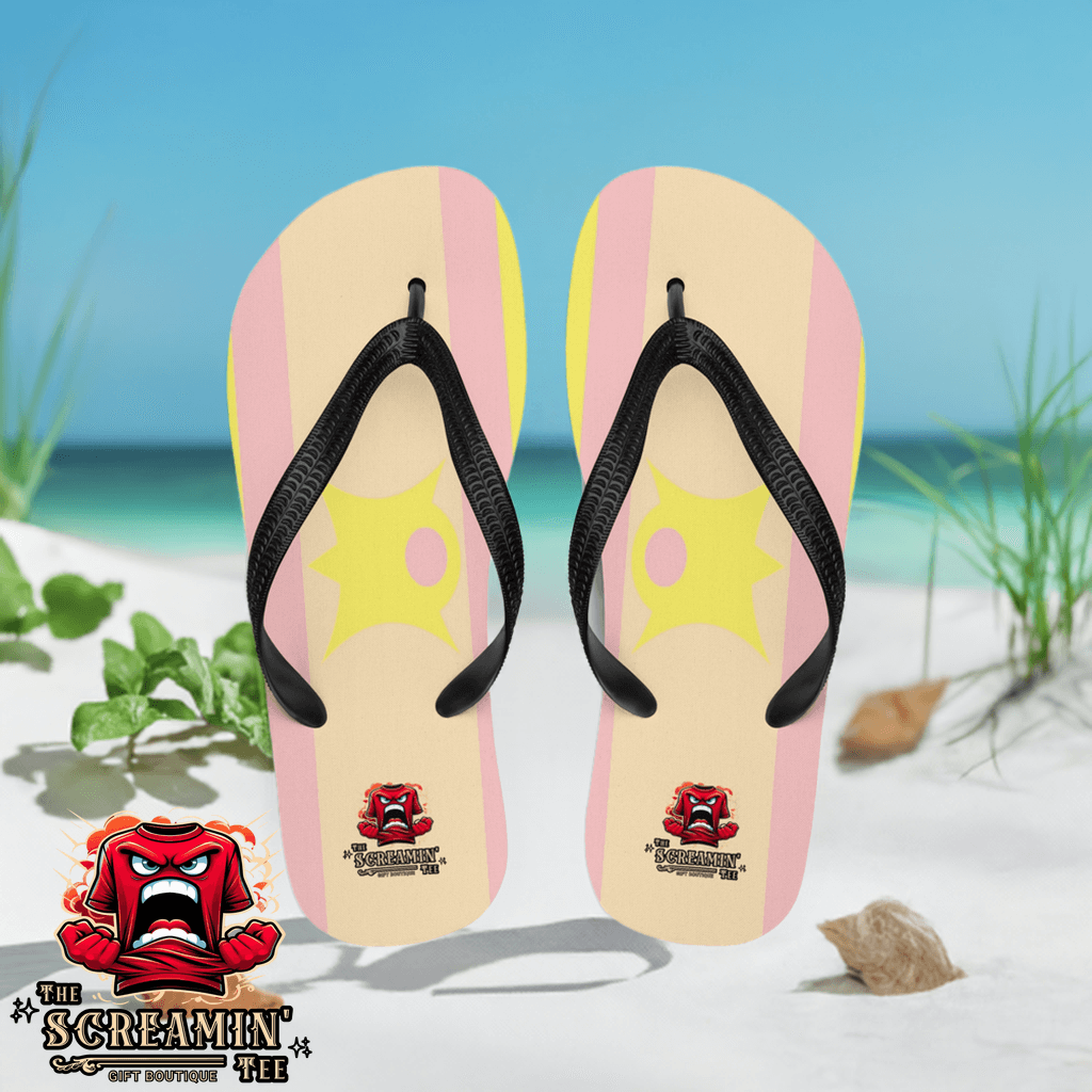 Nominsexual Pride Flip Flops