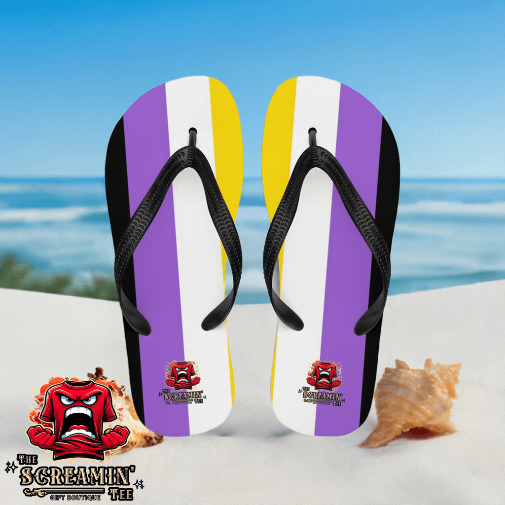 CHANCLAS ORGULLO NO BINARIO