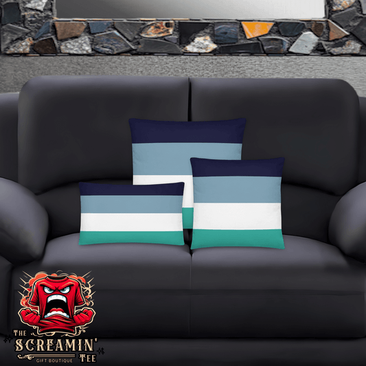 Oriented Aroace Pride Pillow