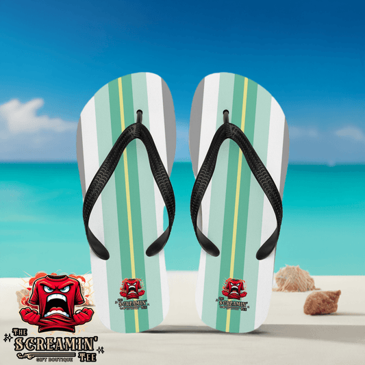 Paragender Pride Flip Flops