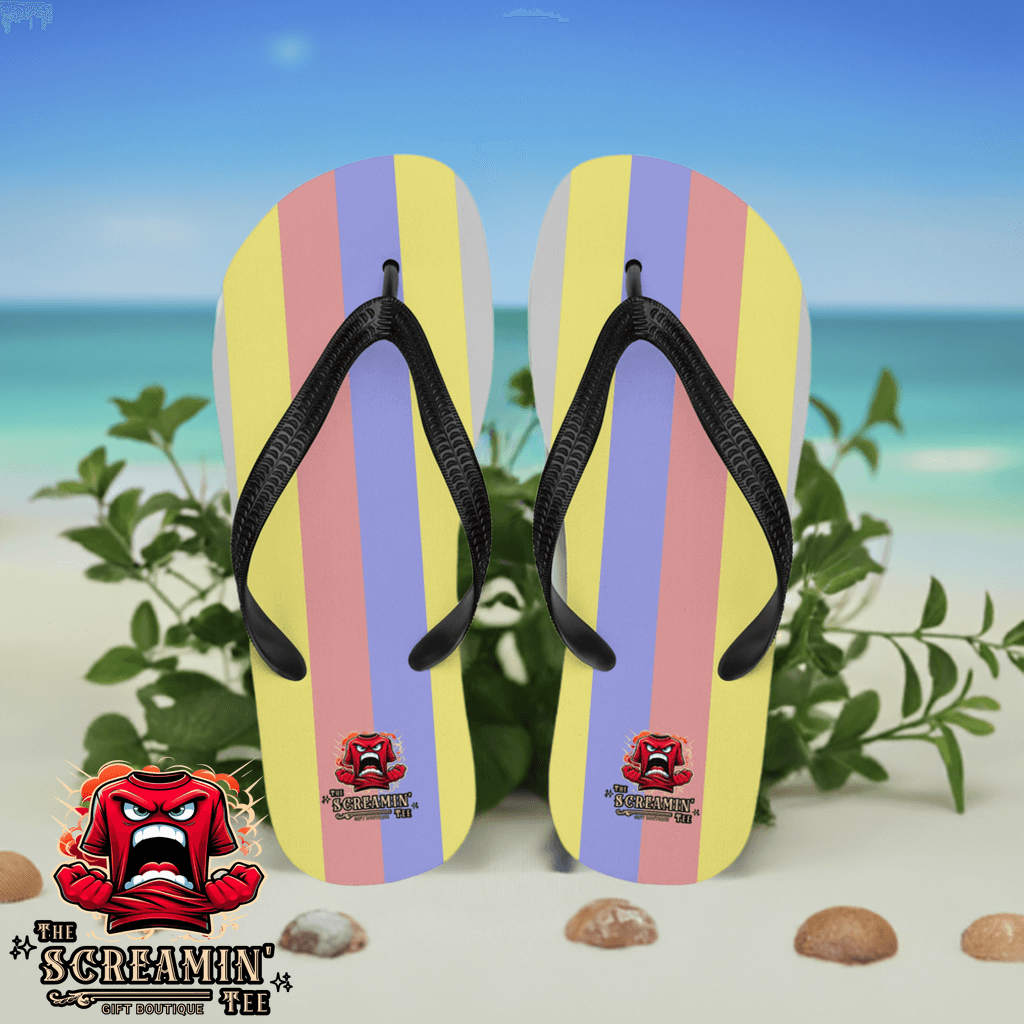 Pivotgender Pride Flip Flops