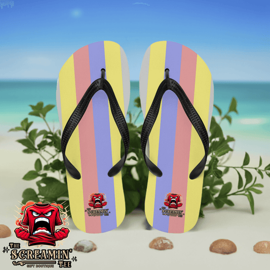 Pivotgender Pride Flip Flops