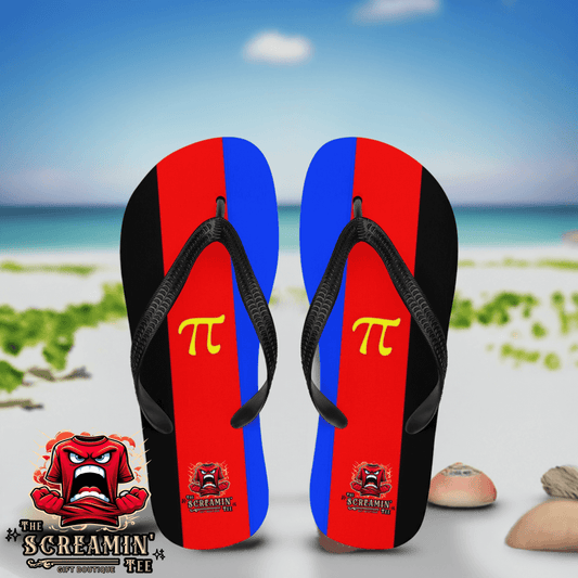 Polyamory Pride Flip Flops