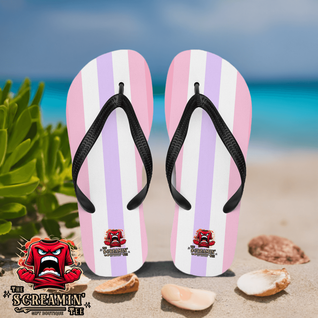 Pomosexual Pride Flip Flops
