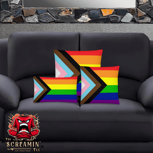 Progress Inclusive Pride Pillow