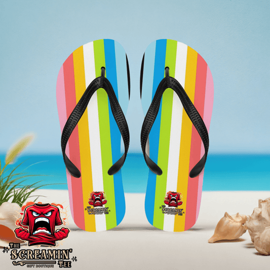 Queer Pride Flip Flops