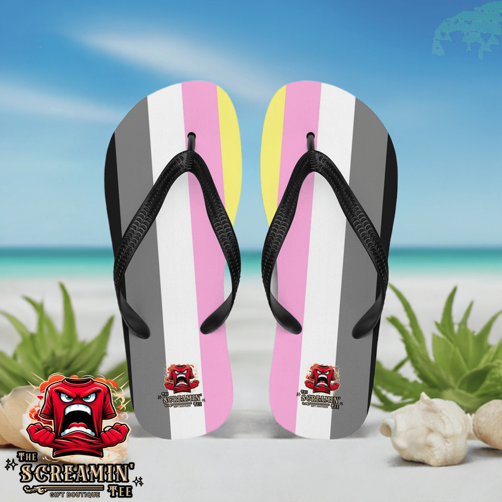 Queerplatonic Pride Flip Flops