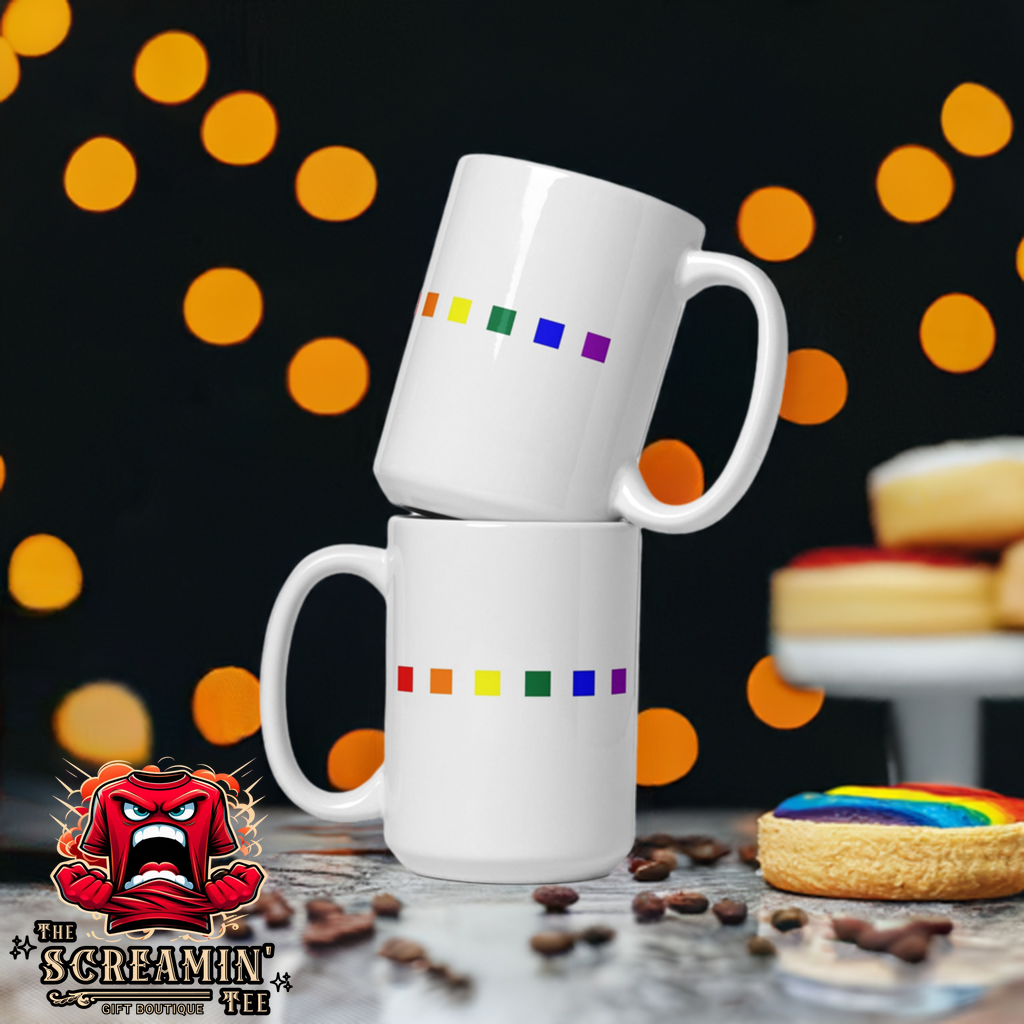 RAINBOW SQUARES MUG