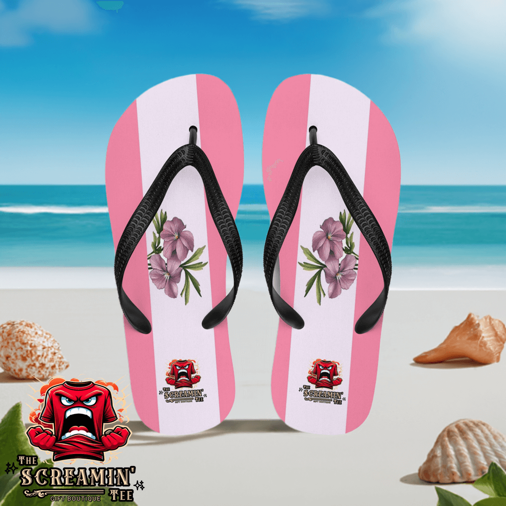 Sapphic Pride Flip Flops