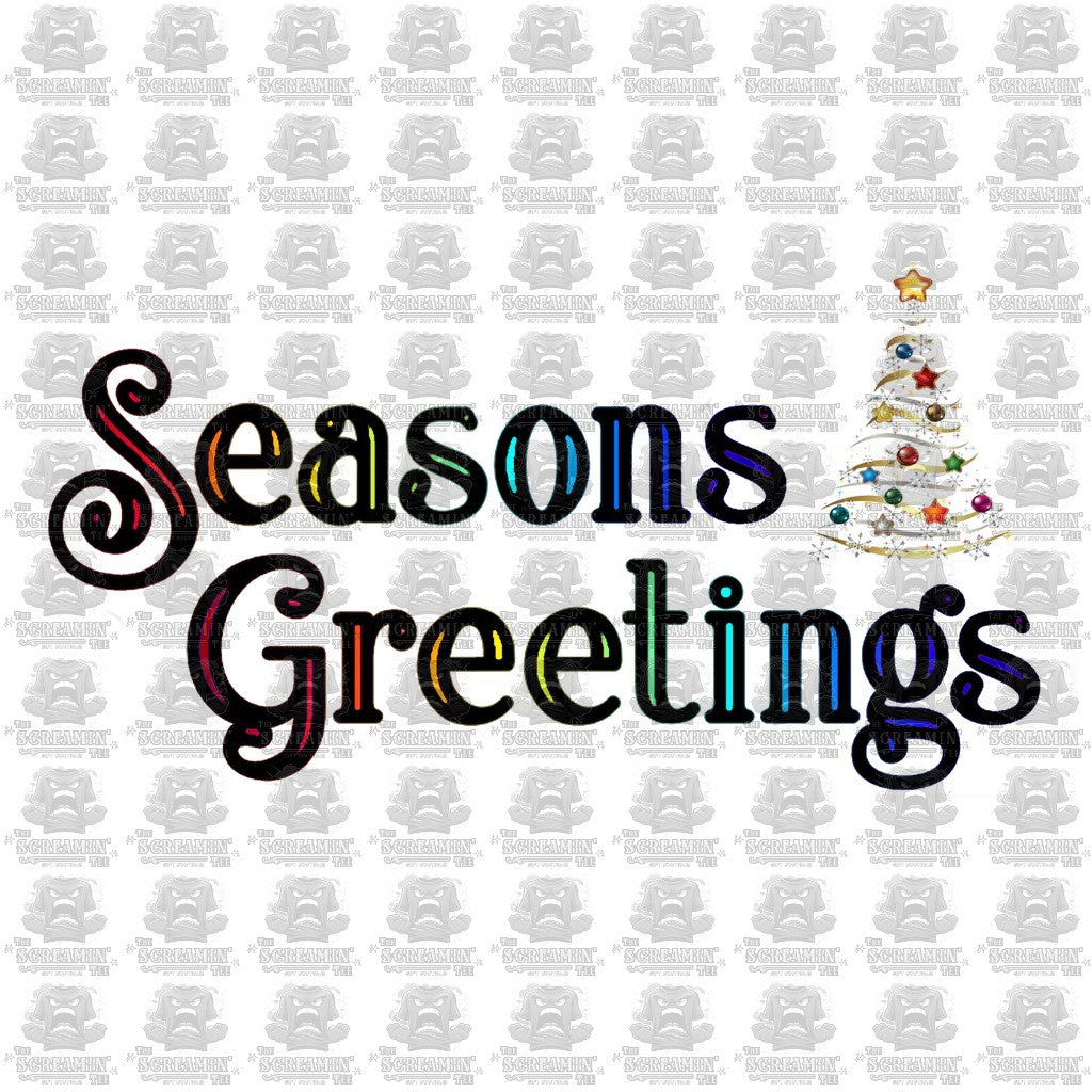 VASO DE FELICITACIONES DE TEMPORADA - ARCOÍRIS